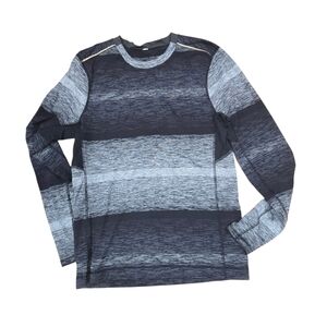 Lululemon Athletica Black and Gray Long Sleeve Shirt